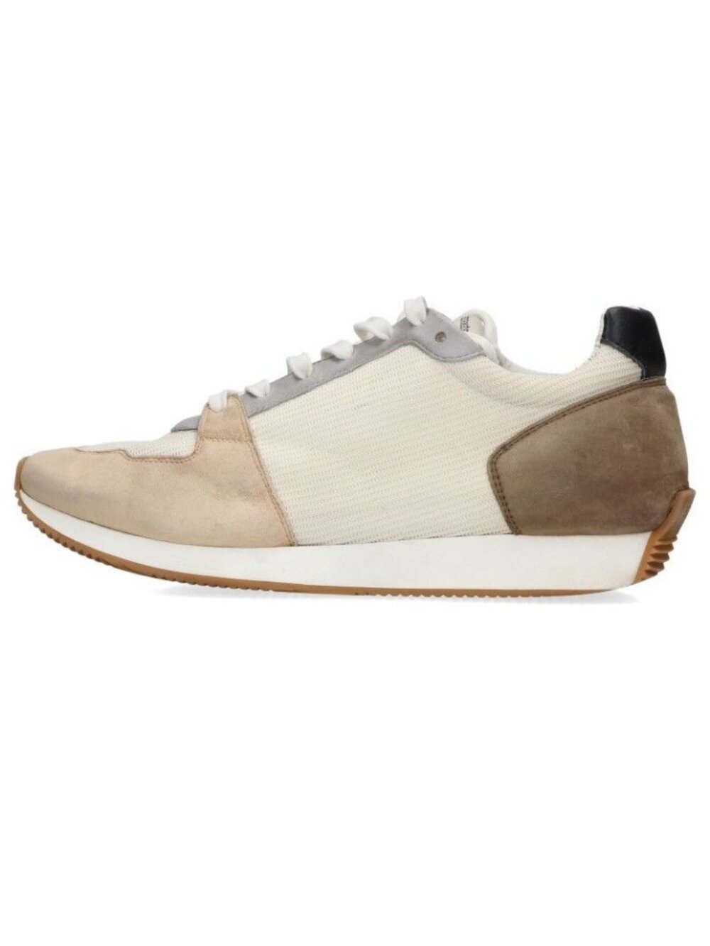 Hermes Escape Suede Leather Trim Sneakers